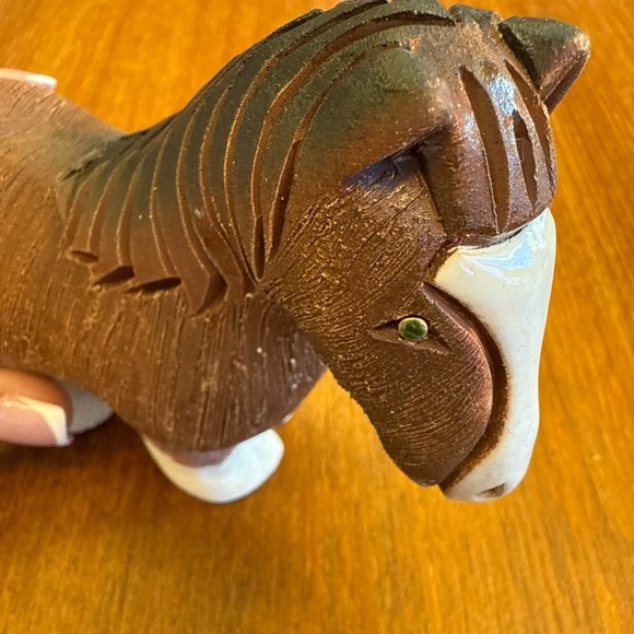 VTG Artesania Rinconada Clydesdale Horse Ceramic HandCrafted - Picture 5 of 8
